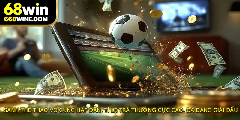 Sảnh thể thao vô cùng hấp dẫn, tỉ lệ trả thưởng cực cao, đa dạng giải đấu